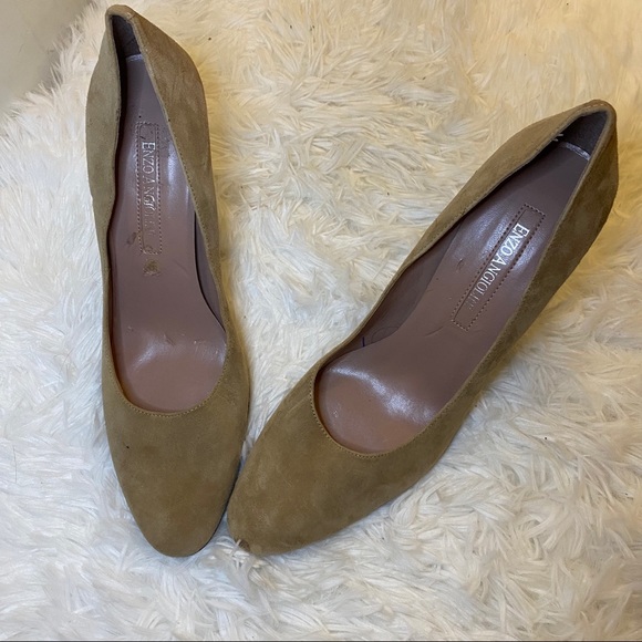 Enzo Angiolini Shoes - Enzo Angiolini Tan Suede High Heels Size 7.5